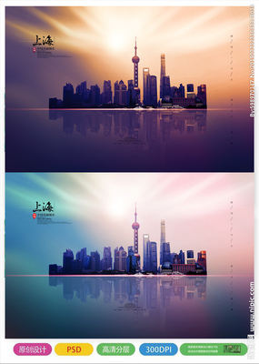上海風光設(shè)計圖__廣告設(shè)計_廣告設(shè)計_設(shè)計圖庫